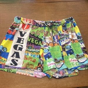 Las Vegas pajama shorts XL